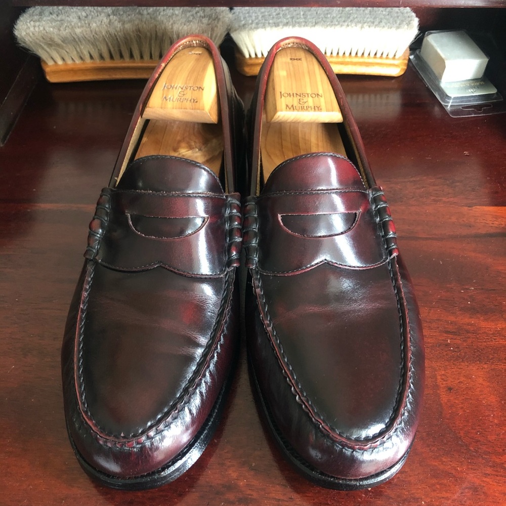 J&M Classic Ski-Moc II Beef Roll Penny Loafer